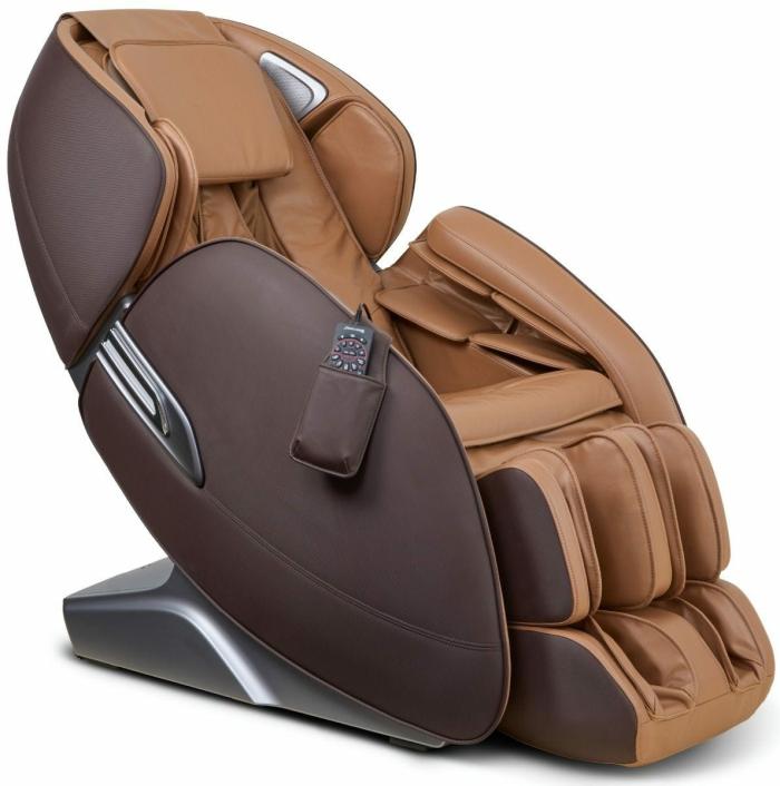 Serene Zero Gravity Massage Chair – Brown Furniture