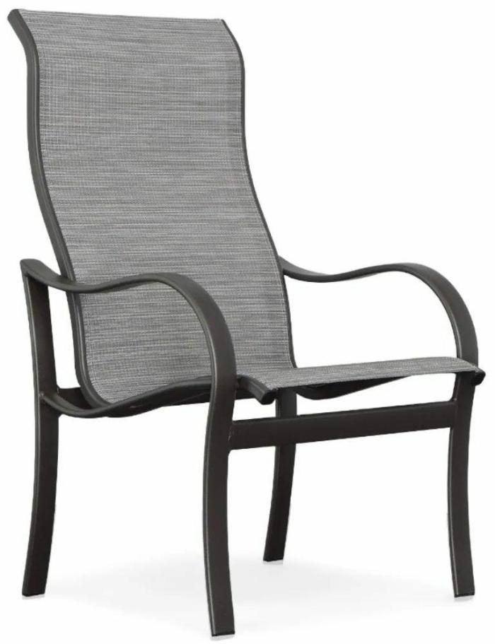 Shoreline High-Back Sling Dining Chair – Graphite/Grey Gate Dining Chairs