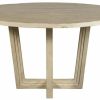 Silas 55″ Round Dining Table – White Washed Dining & Kitchen