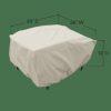 Small Fire Pit/Table/Ottoman Cover Furniture Care