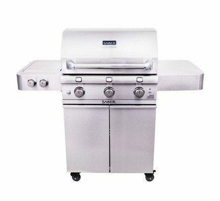 Stainless Steel 500 3-Burner Propane Gas Grill Gas Grills