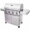 Stainless Steel 670 4-Burner Propane Gas Grill Gas Grills