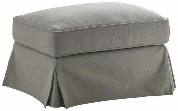 Stowe Slipcover Ottoman Furniture