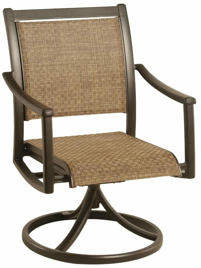 Stratford Sling Swivel Rocker – Terra Mist Dining Chairs