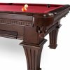 Talbot 8′ Pool Table With Storage Drawer Cocoa Pool & Billiards Tables