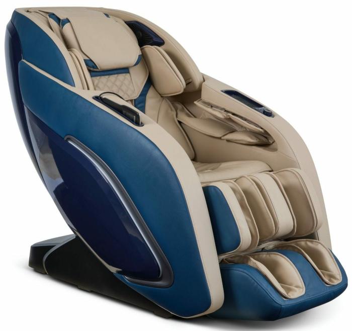 Tranquil Zero Gravity Massage Chair – Blue Furniture