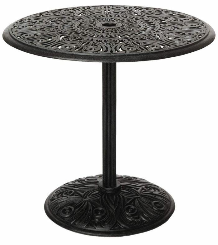 Tuscany 30″ Round Pedestal Table – Desert Bronze Dining & Chat Tables