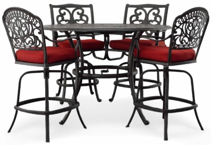 Tuscany 5-Piece Counter Height Set Chat & Pub Sets