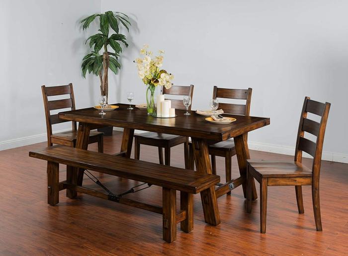 Tuscany 6-Piece Rectangular Dining Set Dining & Kitchen