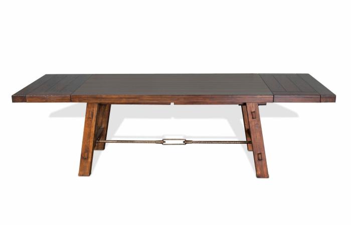 Tuscany Collection 76″ Rectangular Dining Table With 2 15″ Leaves Dining & Kitchen