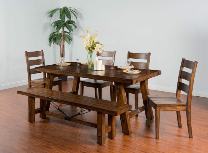 Tuscany Collection Rectangular Dining Set Dining & Kitchen