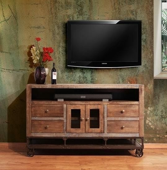 Urban Gold 62″ Media Stand – Brown Furniture