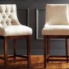 Weston Upholstered Swivel Counter Stool Bar Stools