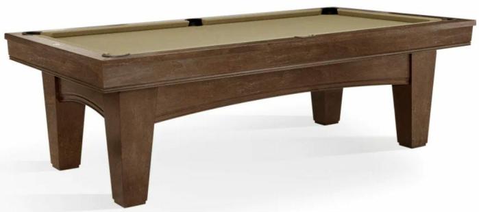 Winfield 8′ Pool Table With Slate Nutmeg Pool & Billiards Tables