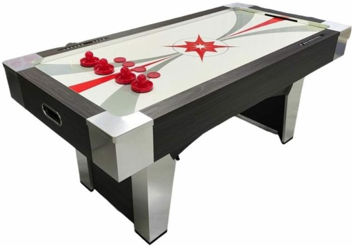 Zephyr 6′ Air Hockey Table – No Scorer Air Hockey