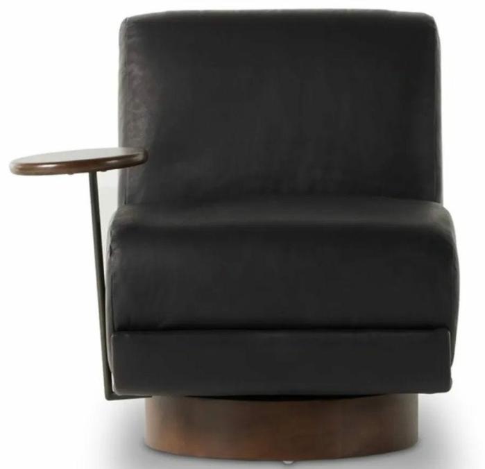 Bronwyn Swivel Chair With Side Table Chairs