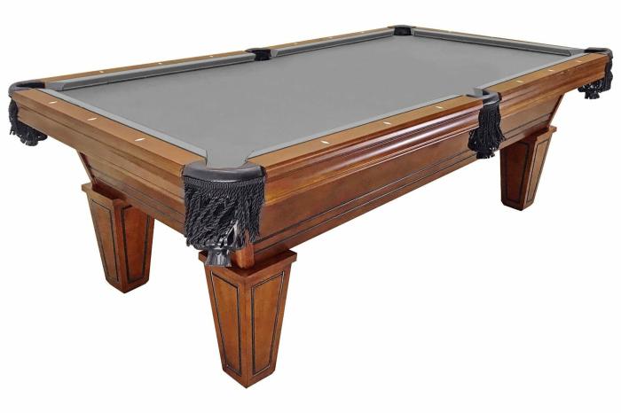 Carrigan 8′ Navajo Pool Table With Tapered Leg Pool & Billiards Tables