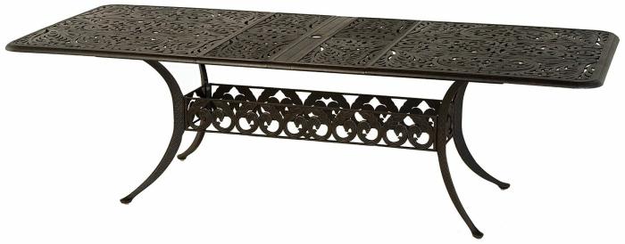 Chateau Rectangular Extendable Table – Desert Bronze Dining & Chat Tables