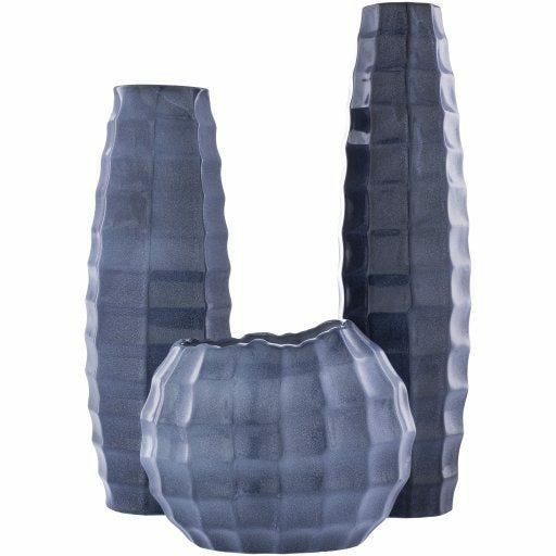 Cirio Outdoor Vase – Set Of 3 – Blue Accents & Decor