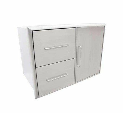 Double Drawer And Door Combo Grill Accessories