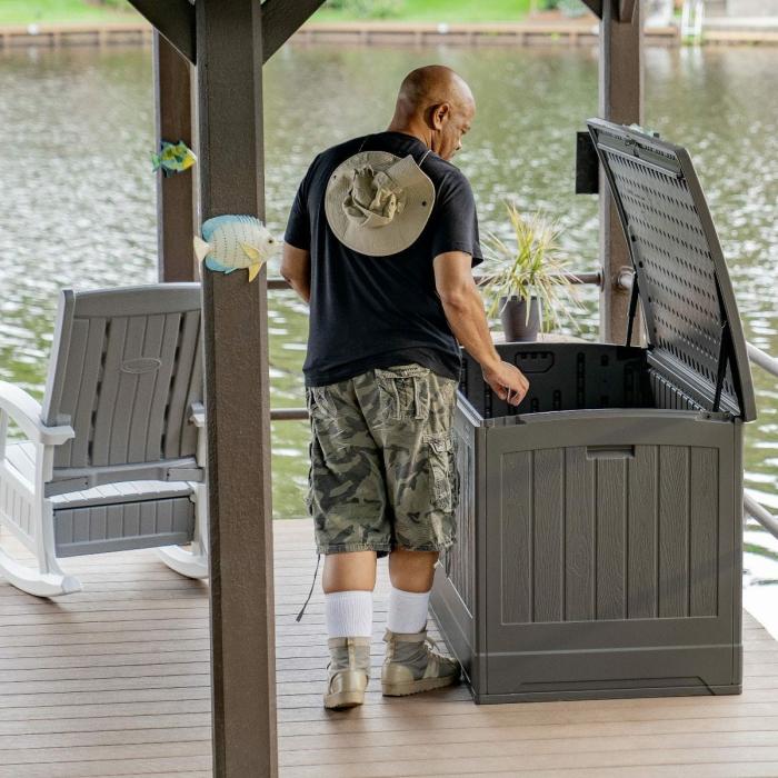 Extra Large Deck Box – 200 Gallon Outdoor