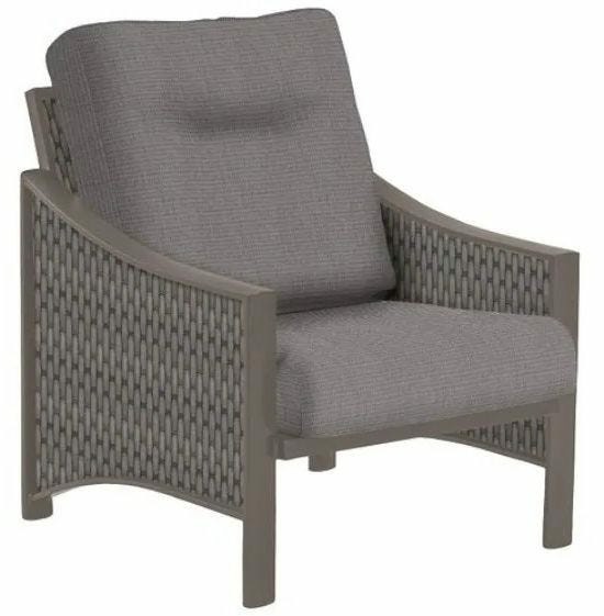 Kenzo Woven Lounge Chair – Graphite Grey Lounge Chairs