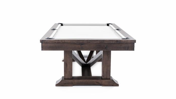 Lucas 8′ Chestnut Birch Pool Table Pool & Billiards Tables