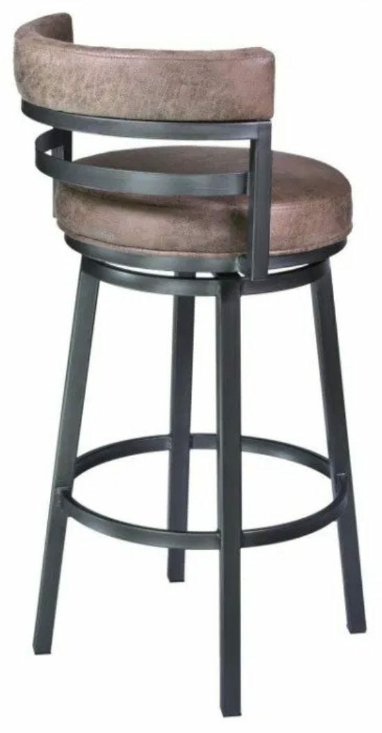 Milan Counter Height Bar Stool – Mineral Bandero Tobacco Bar Stools