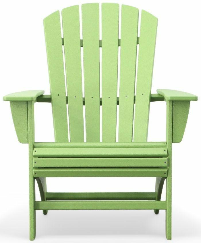 Nautical Curveback Adirondack Chair – Lime Adirondack Chairs